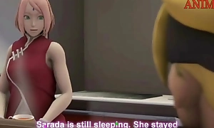 Boruto y sakura anime 3d