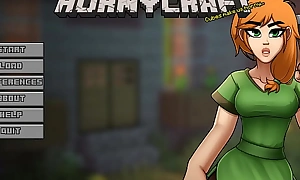 HornyCraft [Parody Hentai game PornPlay ] Ep.2 cowgirl gender the minecraft trader girl