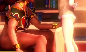 Homoerotic Princess Zelda Serves Lady Urbosa 3D Hentai