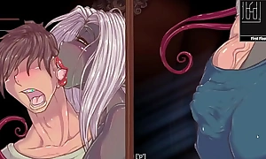 Sex Maniac Mansion [ Hentai Game PornPlay ] Ep.1 creampie a gender bender outline of Frankenstein