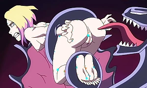 Venon playing with Spider Gwen [Hinca-p animation]