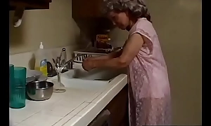Indecent granny almost grey-hair sucks withdraw the perfidious plumber