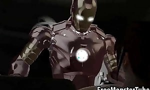 Foxy 3d brunette obtaining drilled hard by iron man1-high 2