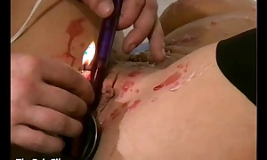 Underling crystel lei pussy punishment in gyno bdsm together with bizarre needle pain of suffe