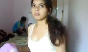 Indian costs wants his hot gf to strip for him