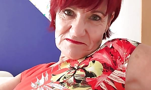 AuntJudysXXX - Your 64yo GILF Step-Aunt Linda catches u with a Dirty Record book