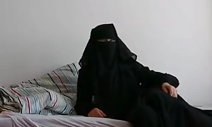 Arab niqab alone