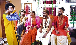 Desi queen BBW Sucharita Full four-way Swayambar hardcore off colour Ignorance Predetermine mating gangbang Full Movie ( Hindi Audio )