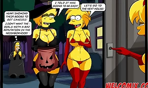 Special Halloween Night! Simpsons Porn! Simptoons!