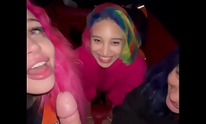 Girls surprised guy coupled with sucked him off on boat