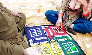 Pakistani Skirt Loosing Her Big Ass In Ludo Game Drilled Wits With Hindi Audio