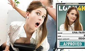 VIP4K. Slutty teen Una Fairy knows she's a bad girl and got spanked apart from a loan governor