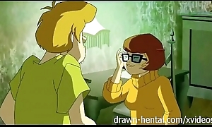 Scooby doo anime - velma loves colour up rinse in the matter of the ass