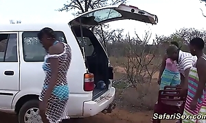 Profligate african safari intercourse fuckfest